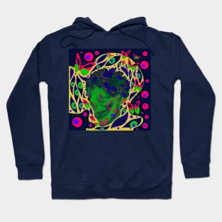 the dead and the butterflies in dark, ecopop mandala Hoodie